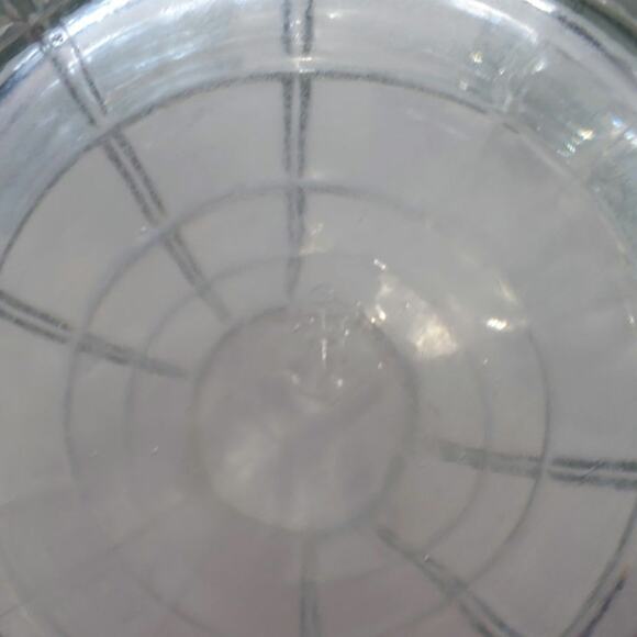 Vintage Anchor hocking 6pc Tartan drink glassware plaid etched geo pattern16oz - Picture 4 of 6